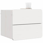 Mesita de Noche 2 pcs 39 x 34 x 33 cm Madera de pino maciza