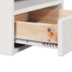 Mesita de Noche 2 pcs 38 x 36 x 29,5 cm Madera maciza de pino