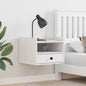 Mesita de Noche 2 pcs 38 x 36 x 29,5 cm Madera maciza de pino