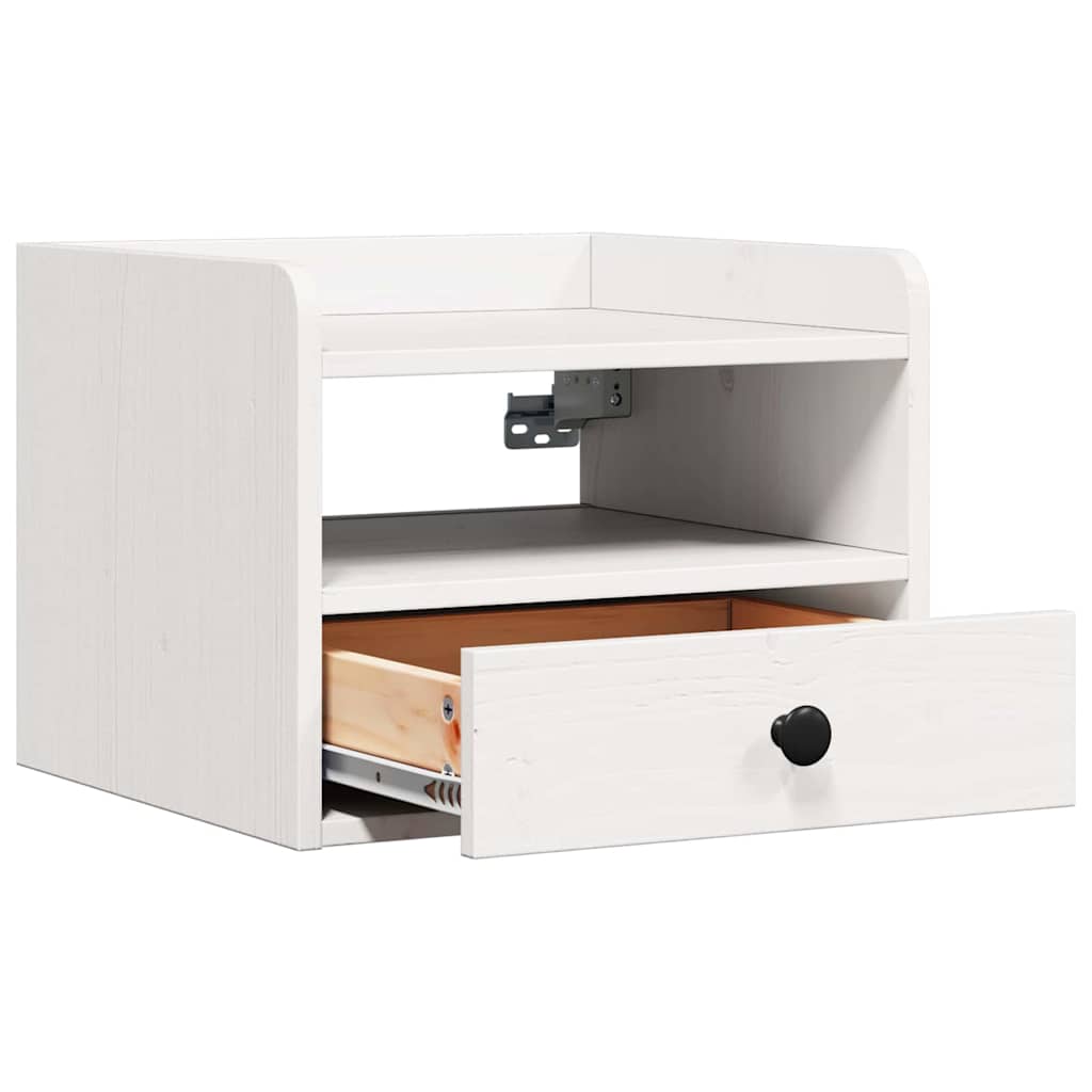 Mesita de Noche 2 pcs 38 x 36 x 29,5 cm Madera maciza de pino