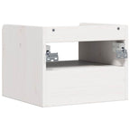 Mesita de Noche 2 pcs 38 x 36 x 29,5 cm Madera maciza de pino