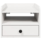 Mesita de Noche 2 pcs 38 x 36 x 29,5 cm Madera maciza de pino