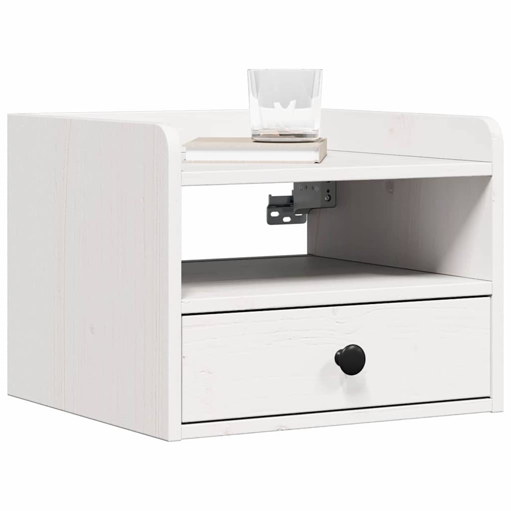 Mesita de Noche 2 pcs 38 x 36 x 29,5 cm Madera maciza de pino
