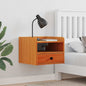 Mesita de Noche 2 pcs 38 x 36 x 29,5 cm Madera maciza de pino