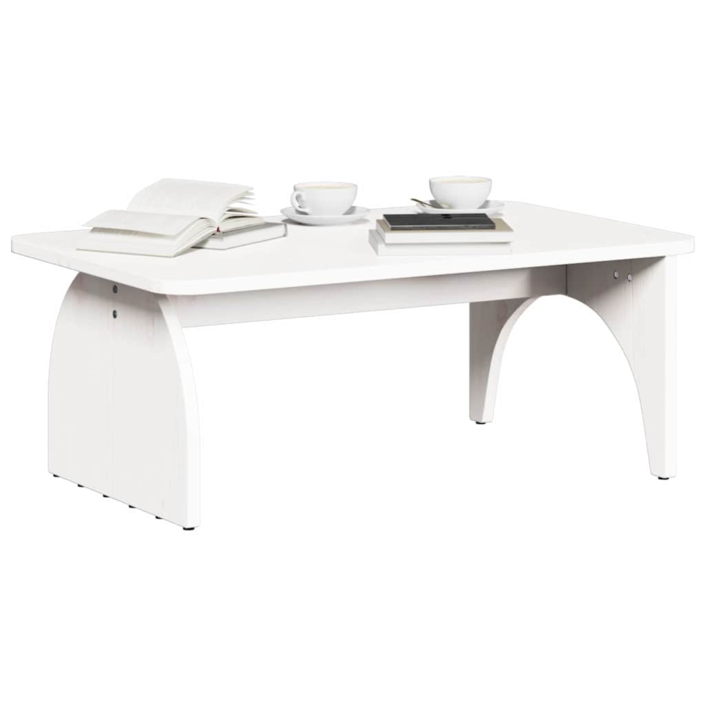 Mesa de Café 80 x 50 x 31 cm Madera maciza de pino