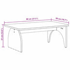 Mesa de Café 80 x 50 x 31 cm Madera maciza de pino
