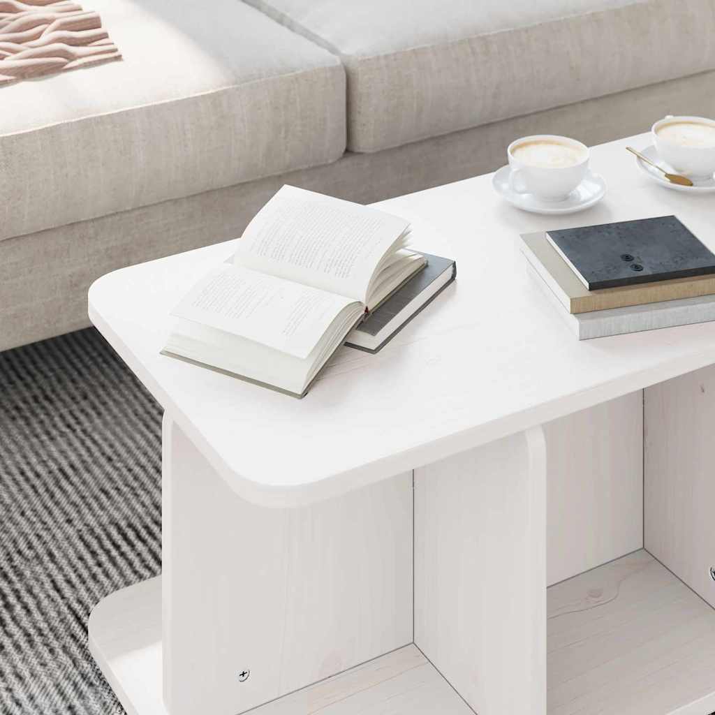 Mesa de Café 80 x 39,5 x 33,5 cm Madera maciza de pino
