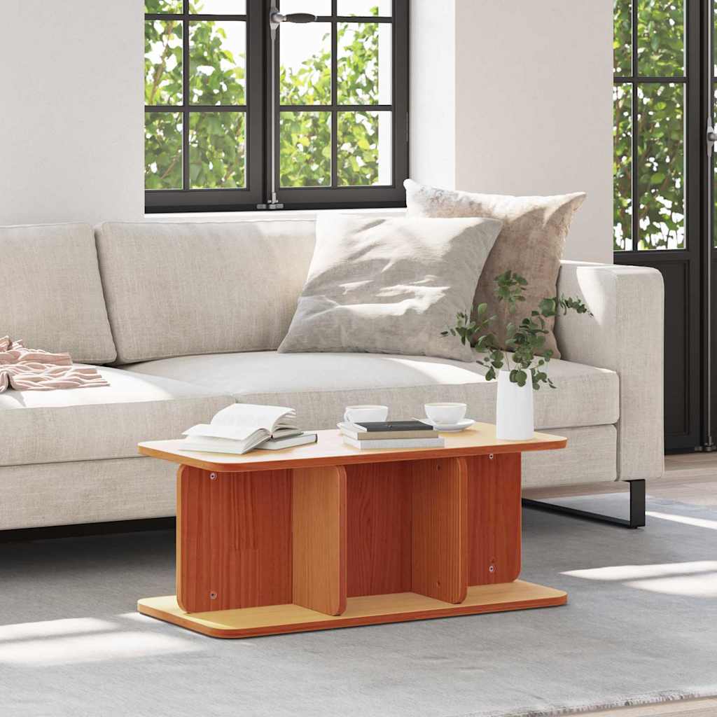 Coffee Table 80 x 39.5 x 33.5 cm Solid Pine Wood