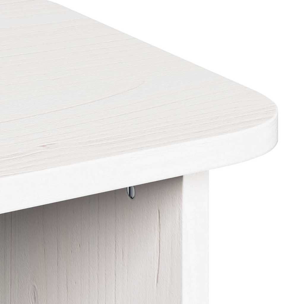 Mesa de Café 2 pcs Madera maciza de pino