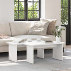 Mesa de Café 2 pcs Madera maciza de pino