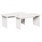 Mesa de Café 2 pcs Madera maciza de pino