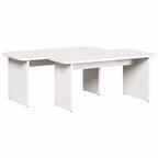 Mesa de Café 2 pcs Madera maciza de pino