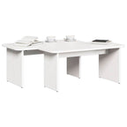 Mesa de Café 2 pcs Madera maciza de pino