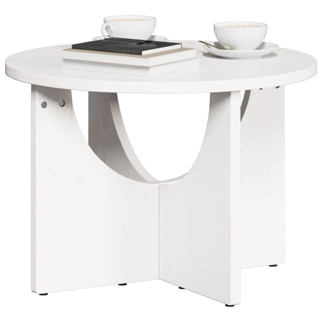 Mesa de Café 50 x 50 x 35 cm Madera maciza de pino