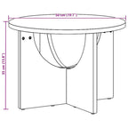 Mesa de Café 50 x 50 x 35 cm Madera maciza de pino