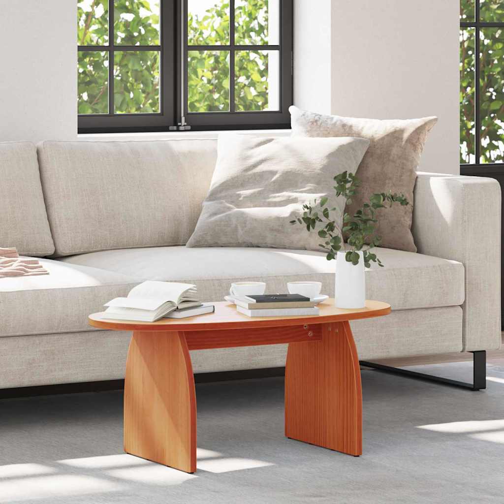 Coffee Table 80 x 40 x 35 cm Solid pine wood