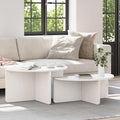 Mesa de Café 2 pcs Madera maciza de pino