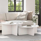 Mesa de Café 2 pcs Madera maciza de pino