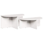 Mesa de Café 2 pcs Madera maciza de pino