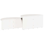 Mesa de Café 2 pcs Madera maciza de pino