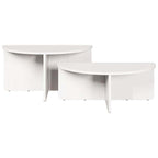 Mesa de Café 2 pcs Madera maciza de pino