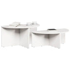 Mesa de Café 2 pcs Madera maciza de pino