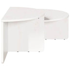 Mesa de Café 2 pcs Madera maciza de pino