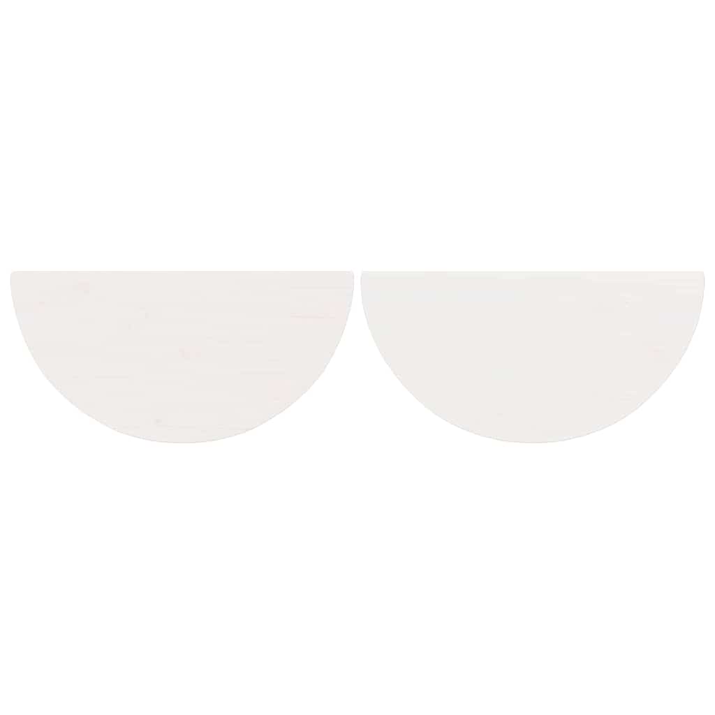 Mesa de Café 2 pcs Madera maciza de pino