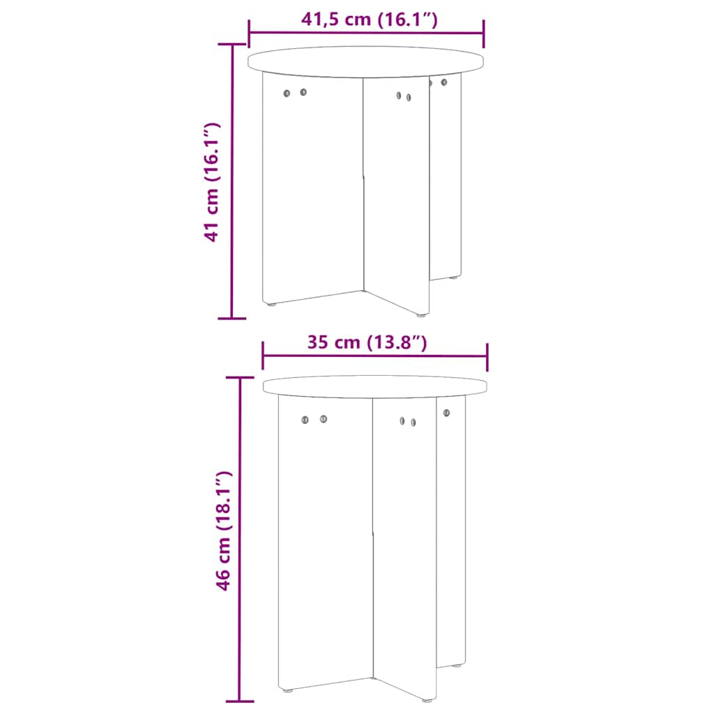 Mesa de Café 2 pcs