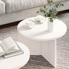 Mesa de Café 2 pcs Madera maciza de Pino