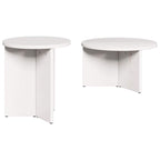 Mesa de Café 2 pcs Madera maciza de Pino