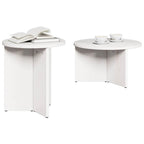 Mesa de Café 2 pcs Madera maciza de Pino