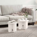 Mesa de Café 2 pcs Madera maciza de Pino