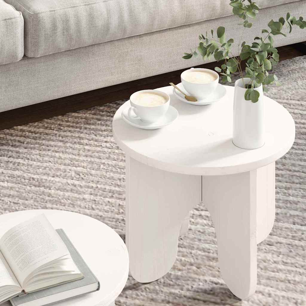 Mesa de Café 2 pcs Madera maciza de Pino