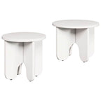 Mesa de Café 2 pcs Madera maciza de Pino