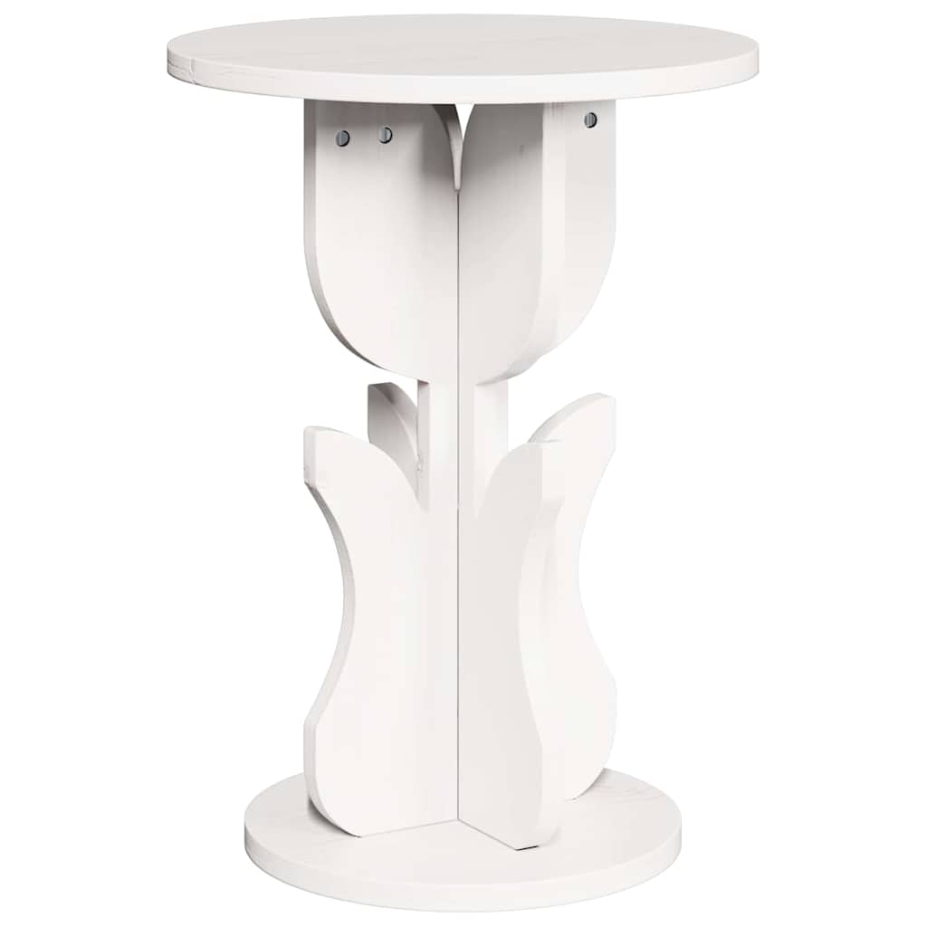Mesa de Café 39,5 x 39,5 x 53,5 cm Madera maciza de pino