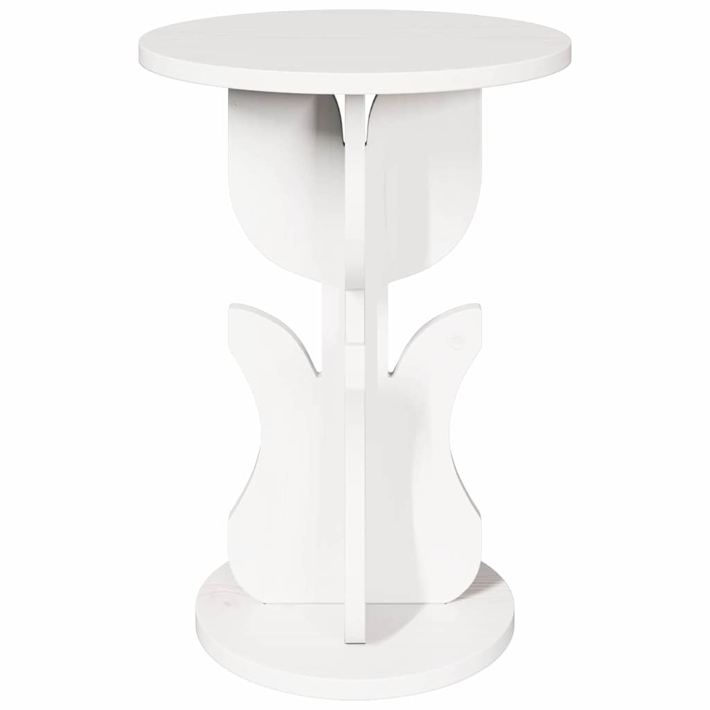 Mesa de Café 39,5 x 39,5 x 53,5 cm Madera maciza de pino