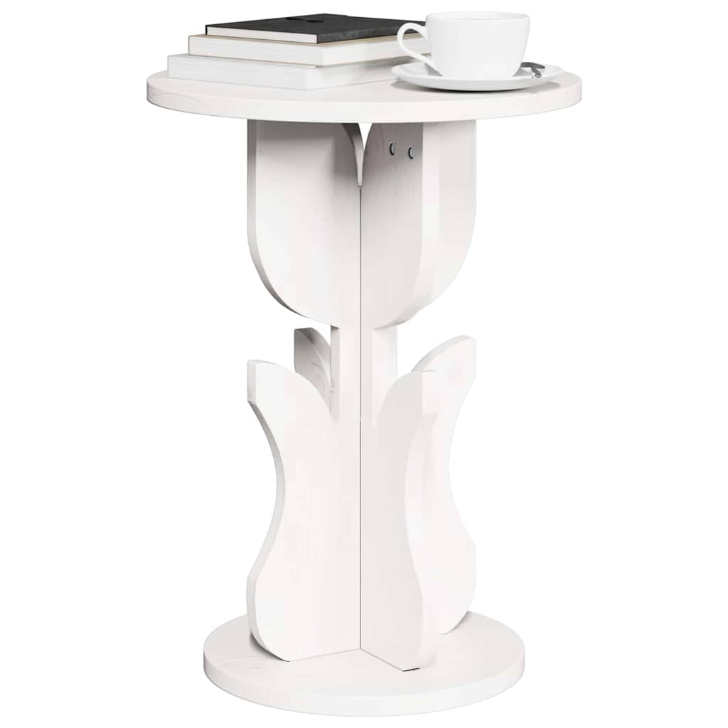 Mesa de Café 39,5 x 39,5 x 53,5 cm Madera maciza de pino