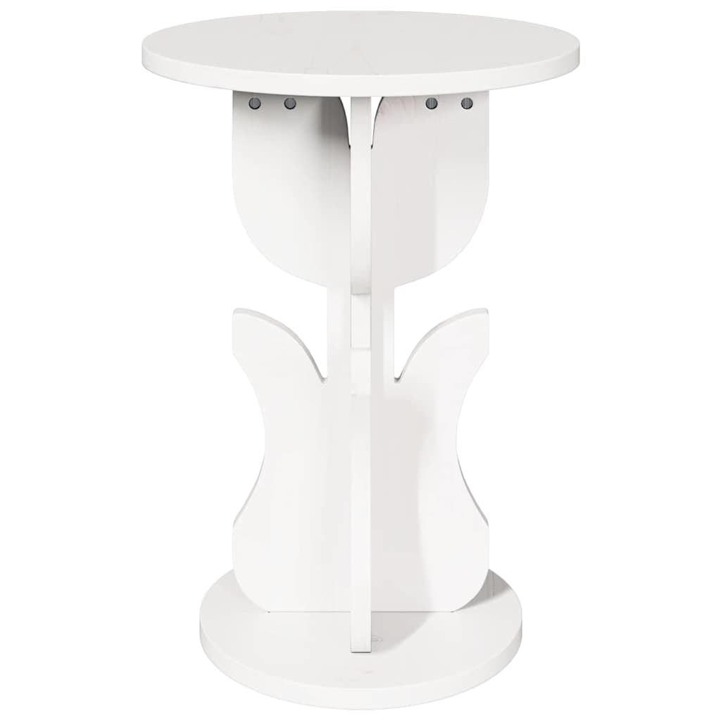 Mesa de Café 39,5 x 39,5 x 53,5 cm Madera maciza de pino