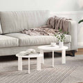 Mesa de Café 2 pcs Madera maciza de Pino