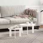 Mesa de Café 2 pcs Madera maciza de Pino