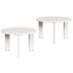 Mesa de Café 2 pcs Madera maciza de Pino