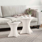 Mesa de Café 2 pcs Madera maciza de pino