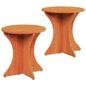 2 Piece Coffee Table Solid Pine Wood