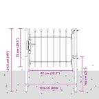 Puerta de cerca BOXTEL 103 x 124,5 cm
