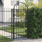 Poste de Valla ASSEN 200 x 88 x 14 cm Acero Gris Con cerradura