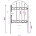 Puerta de cerca ASSEN 100 x 125 cm