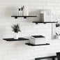 Shelf Board 4 pcs Brown 100 x 10 x 1.5 cm