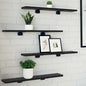 Shelf Board 4 pcs Brown 100 x 10 x 1.5 cm