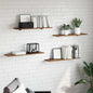 Shelf Board 4 pcs Brown 100 x 10 x 1.5 cm
